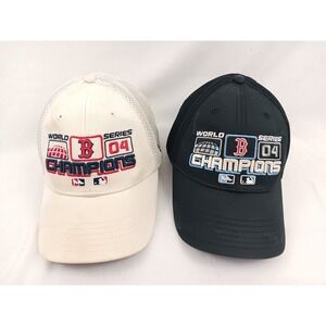 Boston Red Sox 2004 World Series Champions‎ New Era Mesh Baseball Caps Set of 2